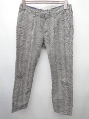 ◇ THE SHOP TK ザ ショップ チェック ウエストゴム イージーパンツ サイズL グレー メンズ P  【1407260006701】