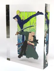 【中古】アクリルスタンド・アクリルパネル ロロノア・ゾロ＆サンジ アクリルブロックスタンド 「ワンピース×ZOZOTOWN」