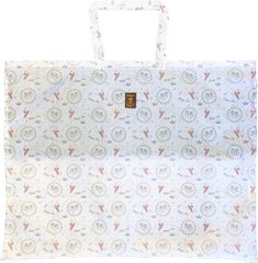 【在庫セール】大きい バレエ 軽量 バレリーナ ホワイト 衣装バッグ サイズ:W70×H55cm ニックナック
