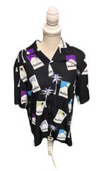 lenon homme レノンオム　マルボロ風　オープンカラーシャツ