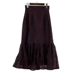 PROPORTION プロポーション ボディドレッシング スクエアレース マーメイドスカート sizeM/パープル