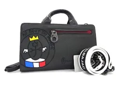 ■新品■未使用■ CASTELBAJAC カステルバジャック レザー 2WAY クロスボディ クロスボディ ショルダー ハンドバッグ ブラック系 BI1845 のサムネイル