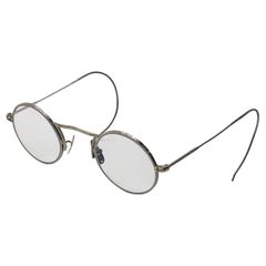 American Optical(アメリカン オプティカル) 30's BRANDONE vintage glasses ヴィンテージ メガネ シルバー 眼鏡 サングラス