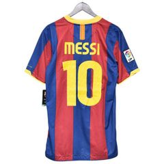 NIKE　ナイキ　2010年モデル　FCバルセロナ 10/11 ユニフォーム ホーム 半袖 10 メッシ　ゲームTシャツ　382354-486　8054000204953