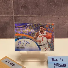 2020-21 Panini Obi Toppin 094/100 直筆サインカード New York Knicks Revolution RC ルーキー Rookie カード