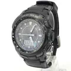 極美品 PROTREK PRW-5100 電波ソーラー アナデジ ブラック プロトレック[PRW-5100-1JF] Protrek | カシオ メンズ 新品 時計