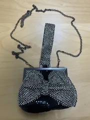 ラインストーン パーティーバッグ リボンモチーフ M00026