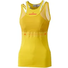 アディダス(adidas) ランニング Stella McCartney Runパフォーマンス タンクトップ AMU66-F49356 イエロー XSサイズ