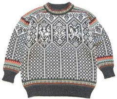 90s ノルウェー製 DALE OF NORWAY ノルディック柄 ウールニット