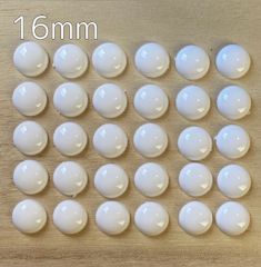 16mm デカールアイ　作製用　土台　15ペア