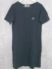 ◇ COMME CA DU MODE コムサデモード 半袖 膝丈 ワンピース F ブラック * 1002800218578 【中古】 【1002800218578】