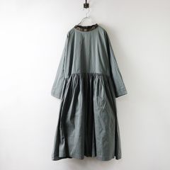 休日と詩 ハニーアップルロングシャツ　ブルー　ストライプ　tandey 休日と詩 ハニーアップルロングシャツ ブルー ストライプ tandey