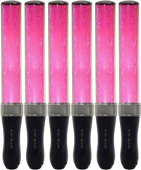 【送料無料・6本セット】キングブレードMAX2 ピンク ペンライト 高輝度 ライブ 応援用 サイリウム LEDライト お得パック ライブやイベントを極限まで楽しむ、究極のペンライト！