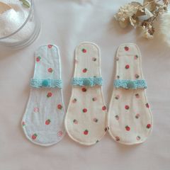 【Tバック用布ライナー】選べる3種の肌面生地 2層仕立て 3枚セット