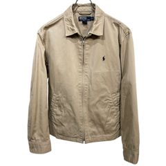 90s Polo by Ralph Lauren Swing Top 【M】 90年代 ポロ ラルフローレン スイングトップ ポニー刺繡 ドリズラージャケット 短丈 ボックスシルエット