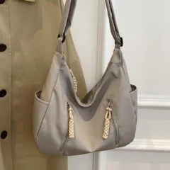 ショルダーバッグ トートバッグ レディース 軽量 斜めがけ 肩掛け グレー