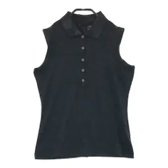 サイズ：M NIKE GOLF ナイキゴルフ  ノースリーブポロシャツ  ブラック系 [240101338300]# ゴルフウェア レディース ストスト