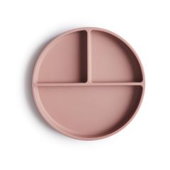 Mushie ムシエ Silicone Plate シリコンプレート ベビー食器 離乳食 Blush ピンク お子様プレート