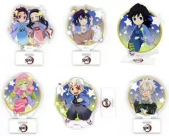 【中古】アクリルスタンド・アクリルパネル 全6種セット 「鬼滅の刃×ufotable Cafe×マチ★アソビCAFE 12星座イベント2022 ランダムアクリルスタンドA」