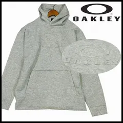 新品 オークリー フーディー パーカー XL 灰 ENHANCE QQD EVO FLEECE HODDY プルオーバー 吸汗速乾 ストレッチ OAKLEYメンズ