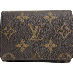 Louis Vuitton カードケース アンヴェロップ･カルト ドゥ ヴィジット M63801 RFIDタグ【新品】12501K311