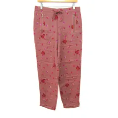 ソニアバイソニアリキエル テーパードパンツ ボトムス 花柄 未使用品 レディース 40サイズ ピンク SONIA by SONIA RYKIEL