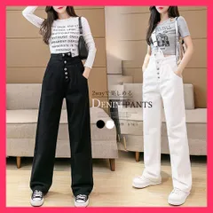 【スタッフおすすめ！】 ワンショルダー サロペットデニムパンツ 脚長スタイルアップ/体型カバー 着やせ/オーバーオール レディース ストレート サスペンダーパ おすすめ おしゃれ　かわいい　人気 86XANYT-008