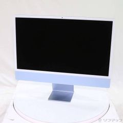 〔展示品〕 iMac 24-inch Late-2023 MQRC3J／A Apple M3 8コアCPU_8コアGPU 8GB SSD256GB ブルー 〔14.7 Sonoma〕【344】