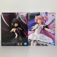 04w3426 【未開封】劇場版 魔法少女まどか☆マギカ [新編]叛逆の物語 BANPRESTO EVOLVE アルティメットまどか ＆  悪魔ほむら フィギュア セット 中古品