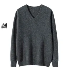 [M]秋冬 コーデ レディース ファッション オシャレ 服 カワイイ  シンプル 大人カワイイ 大きいサイズ  Vネック セーター メンズ プルオーバー ビジネス カジュアル ニット シャツ