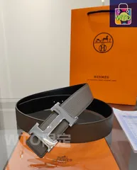 【今日WTO】Hermes メンズダブルフェイスレザーベルト-YBL26