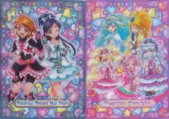 【中古】クリアファイル HUGっと!プリキュア＆ふたりはプリキュア A4クリアファイルセット(2枚組) 「映画 HUGっと!プリキュア・ふたりはプリキュア オールスターズメモリーズ」 劇場グッズ