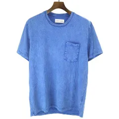 LES TIEN レスティエン 21AW CLASSIC POCKET TEE ウォッシュTシャツ  ブルー系 M