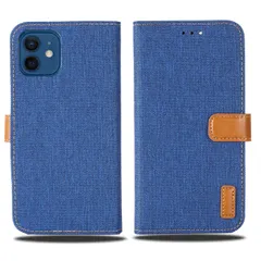 【人気商品】pro iPhone13 マックス アイフォン13プロ アップル max スマホケース 横置きスタンド機能 カード収納ポケット ベストデニム材料 全面保護 (ブルー) 手帳ケース (6.7インチ) inch 6.7 MAX NAVY PRO 13