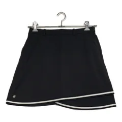 LANVIN SPORT フロントプリーツスカート ブラック38美品 LANVIN SPORT フロントプリーツスカート(43cm丈)【アウトレット