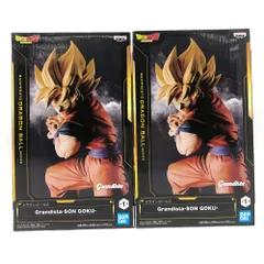 04w3567●【未開封】ドラゴンボールZ Grandista -SON GOKU- フィギュア 2箱セット まとめ売り [ DRAGON BALL ドラゴンボール 孫悟空 グランディスタ ]【中古品】
