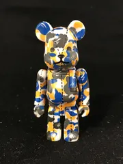 MEDICOM TOY BE@RBRICK  BAPE CAMO 28TH ANNIVERSARY BAPE CAMO 白青オレンジグレー 100%のサムネイル