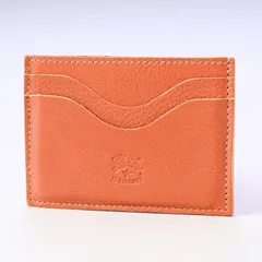 新品 イルビゾンテ カードケース メンズ レディース バケッタレザー CARAMEL キャラメル ヤキヌメ C1167 P 145【ネコポス】のサムネイル
