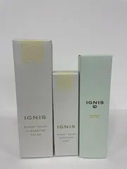 J194 IGNIS サニーサワー クレンジング ジュレ 150g/サニーサワー さらさらミスト 50mL/イグニス イオ トリートメント ヘアミスト 100mL 計3点セット