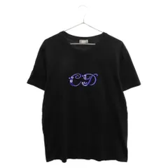 ディオール×ケニーシャーフ☆21AW CDロゴ クルーネックTシャツ袖丈22cm
