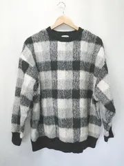◇ ⊇ INGNI イング ブロックチェック 長袖 プルオーバー サイズＭ ブラック ホワイト レディース E  【1505290032711】