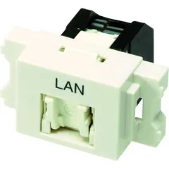 Cat5e RJ45 モジュラージャック　白50個 LAN モジュラージャック ボックス CAT.5E : 通信情報機器シード