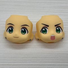 現状品　ねんどろいど 雨宮雅貴 顔パーツ　フェイスパーツ2種「通常顔」「真剣顔」HiGH＆LOW g-sword　ハイロー　写真にあるもののみバラ売り不可