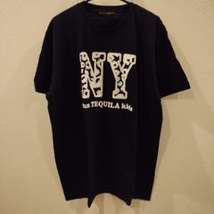 tem TEQUILA kids  Tシャツ　黒　白文字（NY）