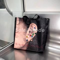 【Y2K】TRY1TRY ジュエリーアタッチギミックBIGトートバッグ Y2K】TRY1TRY ジュエリーアタッチギミックBIGトートバッグ