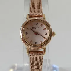 【極美品】マーガレットハウエル クォーツ腕時計 ゴールドラウンド MARGARET HOWELL idea】Date Mesh BK2-020-33 レディースの通販