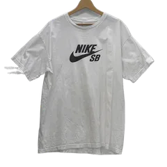 NIKE/ナイキSB 半袖 Tシャツ フロントプリント オーバーサイズ ビッグサイズ ELSALVADOR製 メンズ XL ホワイト
