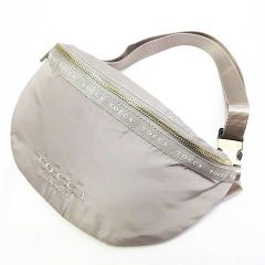 TOCCA トッカ WEB限定 CIELO BODY BAG ボディバッグ ウエストポーチ ロゴ刺繍 BOTZNM0613 ベージュ系 鞄 レディース ELF093