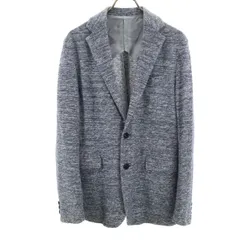 Casely Hayford ケイスリーヘイフォード 日本製 パイル地 テーラードジャケット 36 ネイビー アンコン メンズ 古着のサムネイル