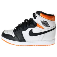 NIKE (ナイキ) AIR JORDAN 1 HIGH OG ELECTRO ORANGE エアジョーダン1 エレクトロオレンジ ハイカットスニーカー ホワイト/オレンジ US8/26cm 555088-180